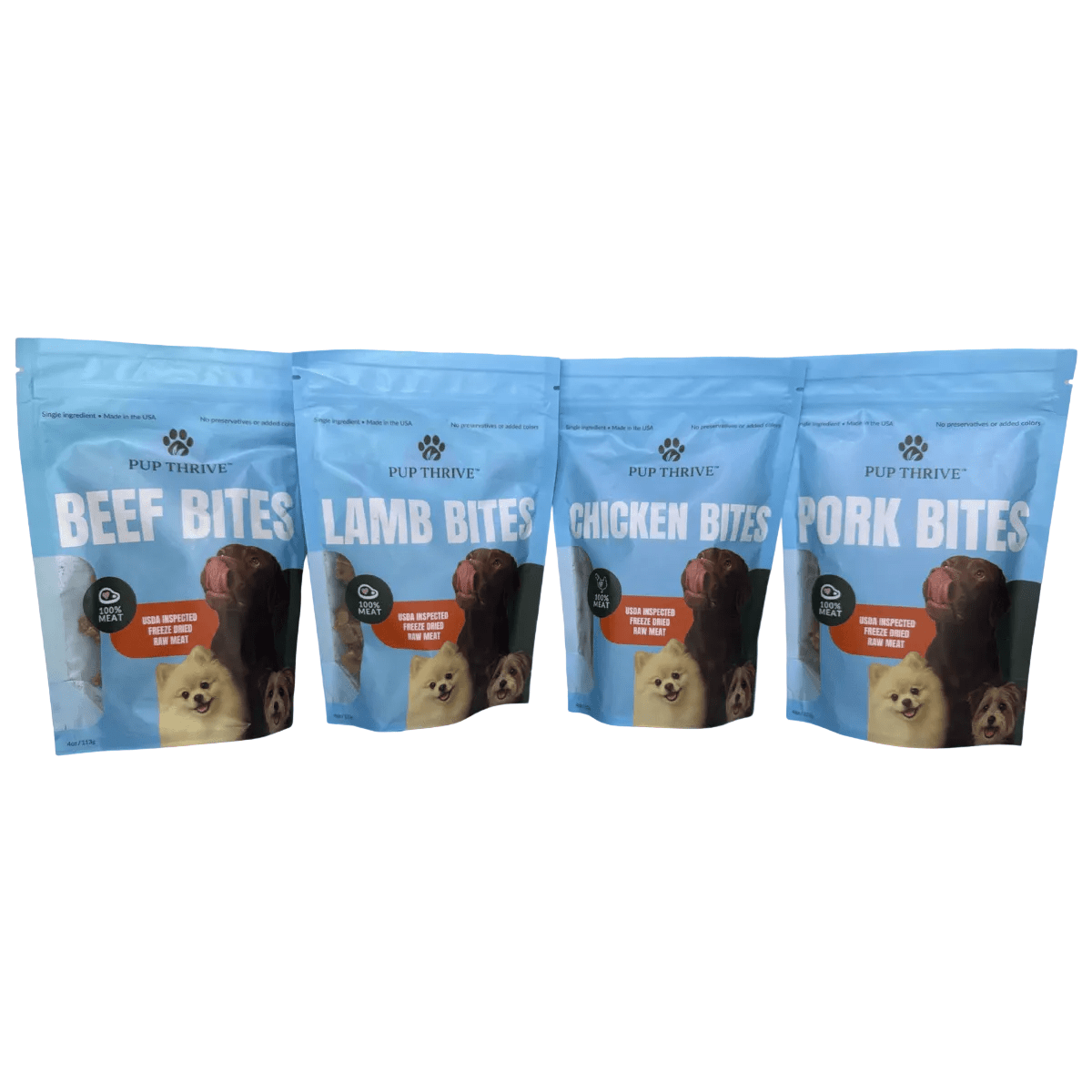 ドッグフード minapiy Build Your Own 4-Pack | 100% Meat Bites