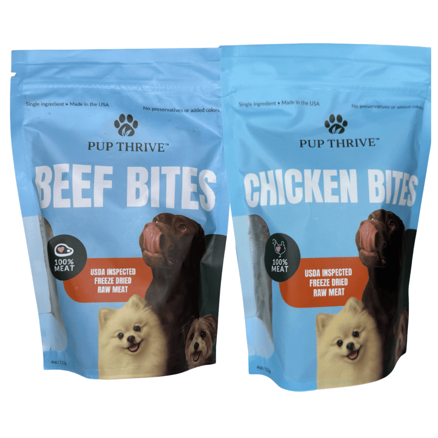 Beef & Chicken Liver Bites Combo Pack - Pup Thrive