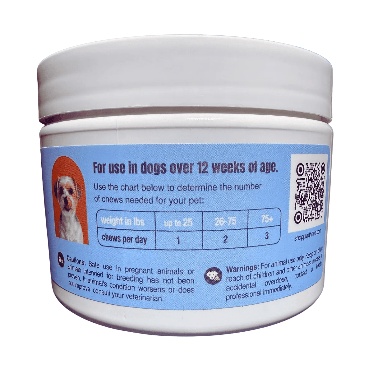 3 - In - 1 Digestive Pet Chews - 60 Count - Pup Thrive