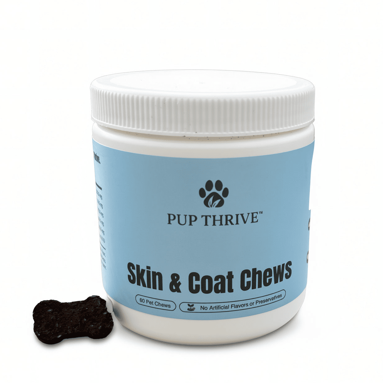Skin & Coat Pet Chews - 60 Count - Pup Thrive